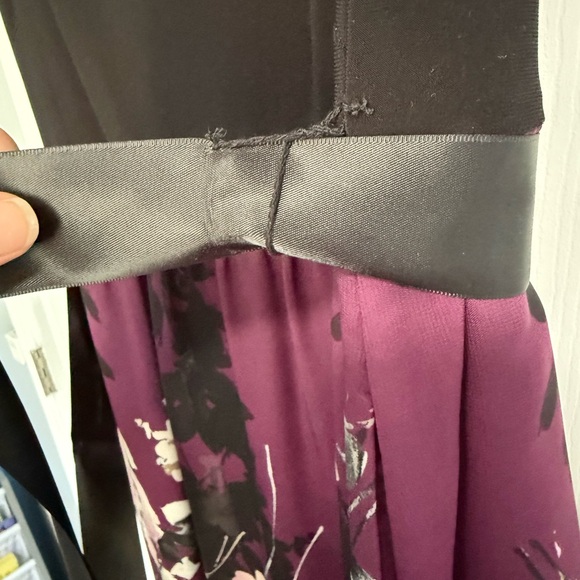 SLNY Floral Maxi Dress Size 14 - Picture 7 of 9